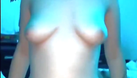 Blonde teen in red bikini and black cock riding in a hot vid