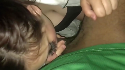 Big black dick fucks a brunette in an amateur video