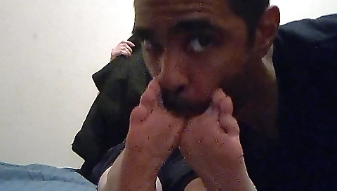 Big dick riding his ass on the couch in webcam porn