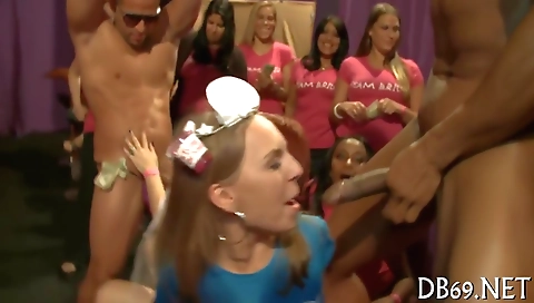 Two groups of people are showing some great group sex