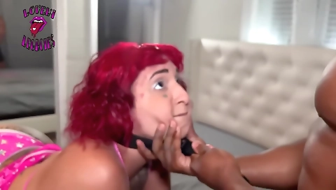 Red-haired girl fucked by anally bigcock on cam