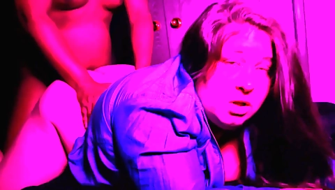 Busty brunette babe with big boobs gets her pussy licked