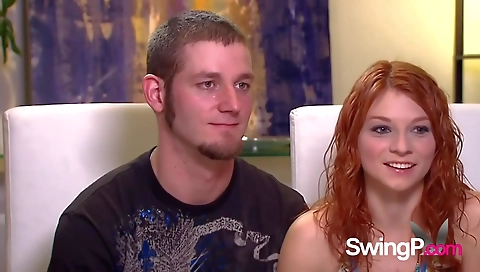 Red haired amateur slut with a sexy body gets fucked