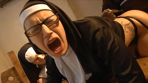 Busty stepmom and her stepson enjoy interracial sex