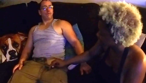 Big boobed babe gets a deepthroat facial after a blowjob